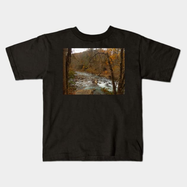 Soak Creek Tennessee Kids T-Shirt by TrapperWeasel